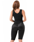 Fajas Sonryse Colombian Shapewear Knee Lenght with Built-in bra & High Back Post Surgery and Postpartum Use