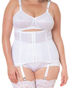 Rago Waist Trainer / Girdle With Garters Firm Shaping Black