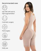 CYSM Hook Closure Bodysuit With Zip Crotch - 463