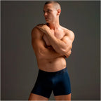 Diane & Geordi Mid-Cut Basic Boxer Briefs for Men 3-Pack Breathable, Supportive & Ultra-Comfortable Cotton Underwear for Men