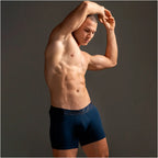 Diane & Geordi Mid-Cut Basic Boxer Briefs for Men 3-Pack Breathable, Supportive & Ultra-Comfortable Cotton Underwear for Men