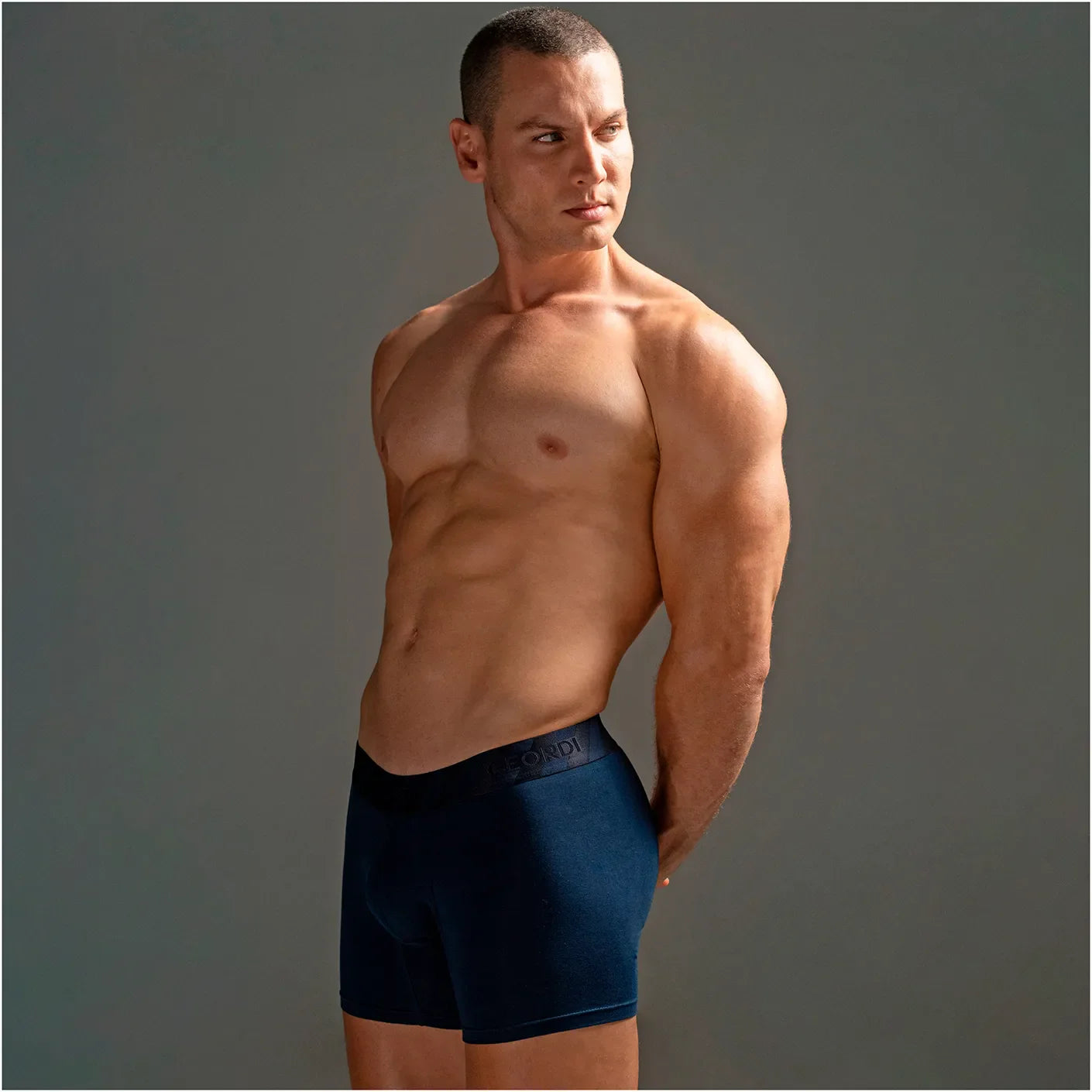 Diane & Geordi Mid-Cut Basic Boxer Briefs for Men 3-Pack Breathable, Supportive & Ultra-Comfortable Cotton Underwear for Men