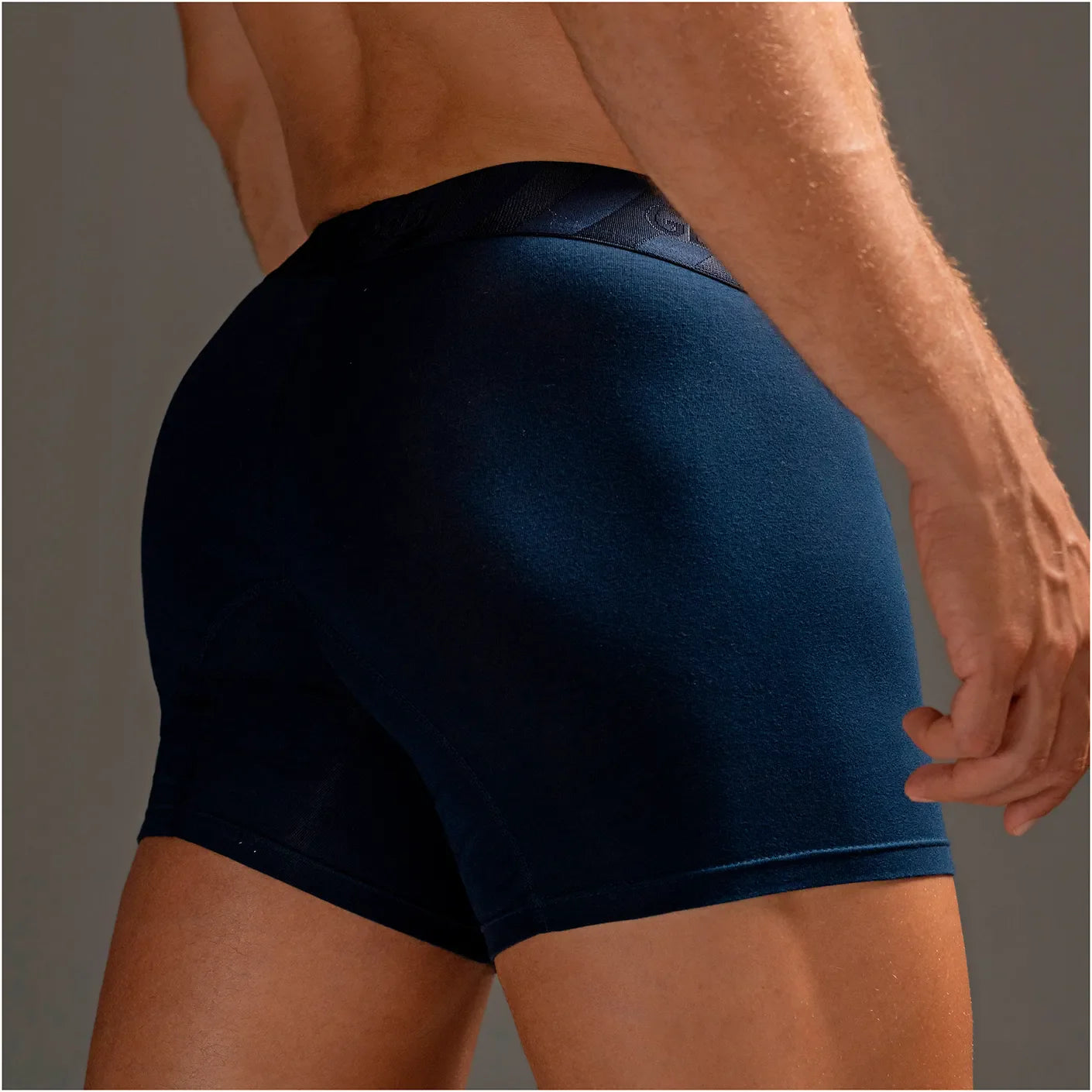 Diane & Geordi Mid-Cut Basic Boxer Briefs for Men 3-Pack Breathable, Supportive & Ultra-Comfortable Cotton Underwear for Men