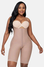 Curveez Full Body Suit with Butt Lifter and 3 Hook Closure