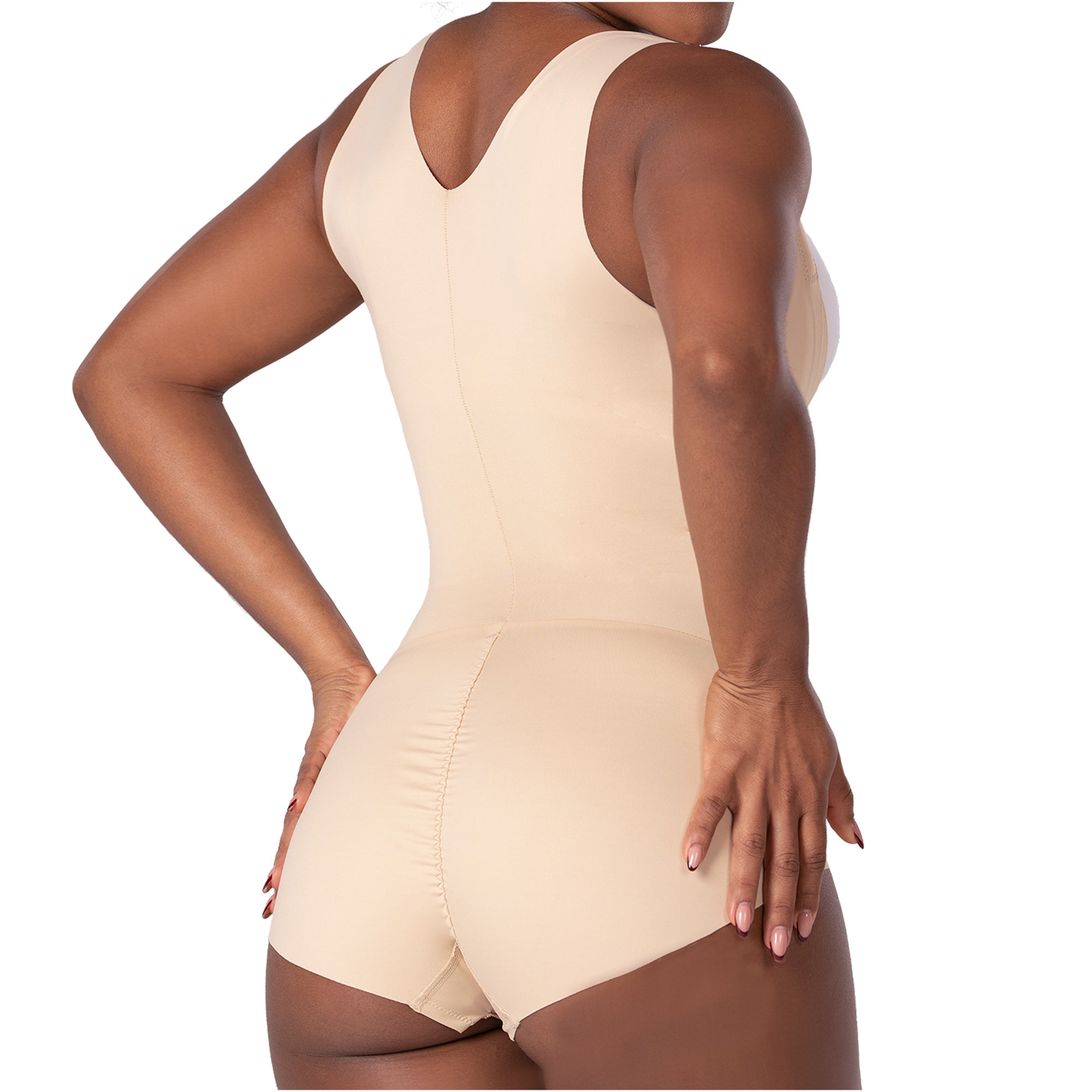 Fajas MyD Extra-Short Body Shaper Seamless Light Control Thong Shapewear