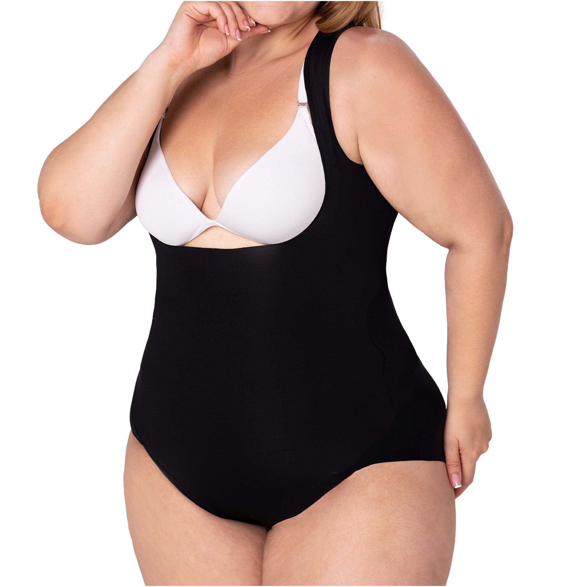 Fajas MyD Extra-Short Body Shaper Seamless Light Control Thong Shapewear