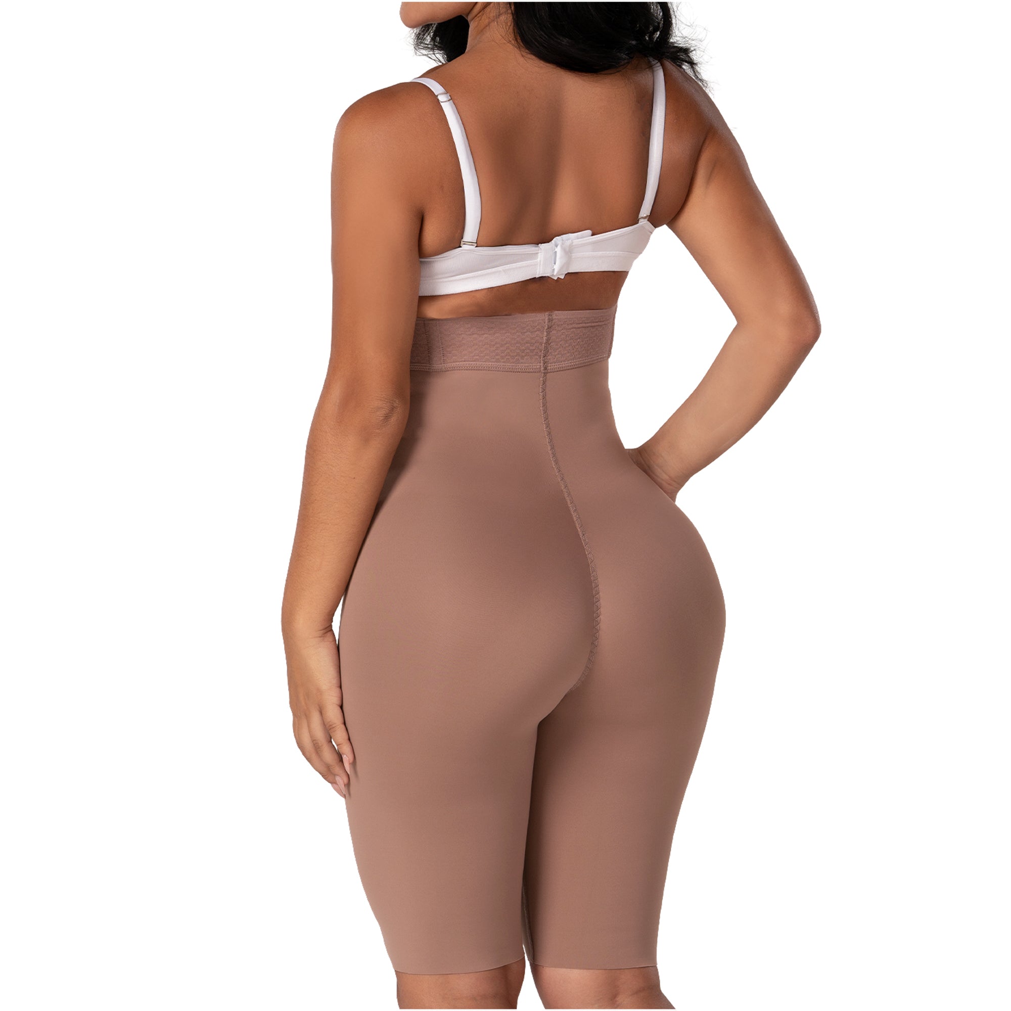 Fajas MyD Knee-Length Shaper Extra High-Waist Control Short