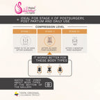 Fajas Salome Open Bust Tummy Control Butt Lifter Shapewear Daily Use & Postpartum Body Shaper for Women Powernet
