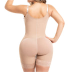Fajas Salome Open Bust Tummy Control Butt Lifter Shapewear Daily Use & Postpartum Body Shaper for Women Powernet