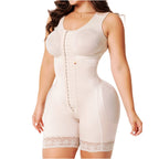Fajas Salome Stage 2 Post-Op Faja Adjustable 3-Row Hook Shaper Mid-Thigh Hourglass Contouring