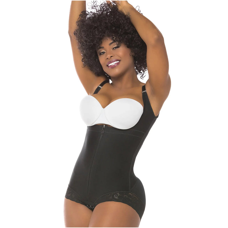 Fajas Salome Open-Bust Hiphugger Bodysuit