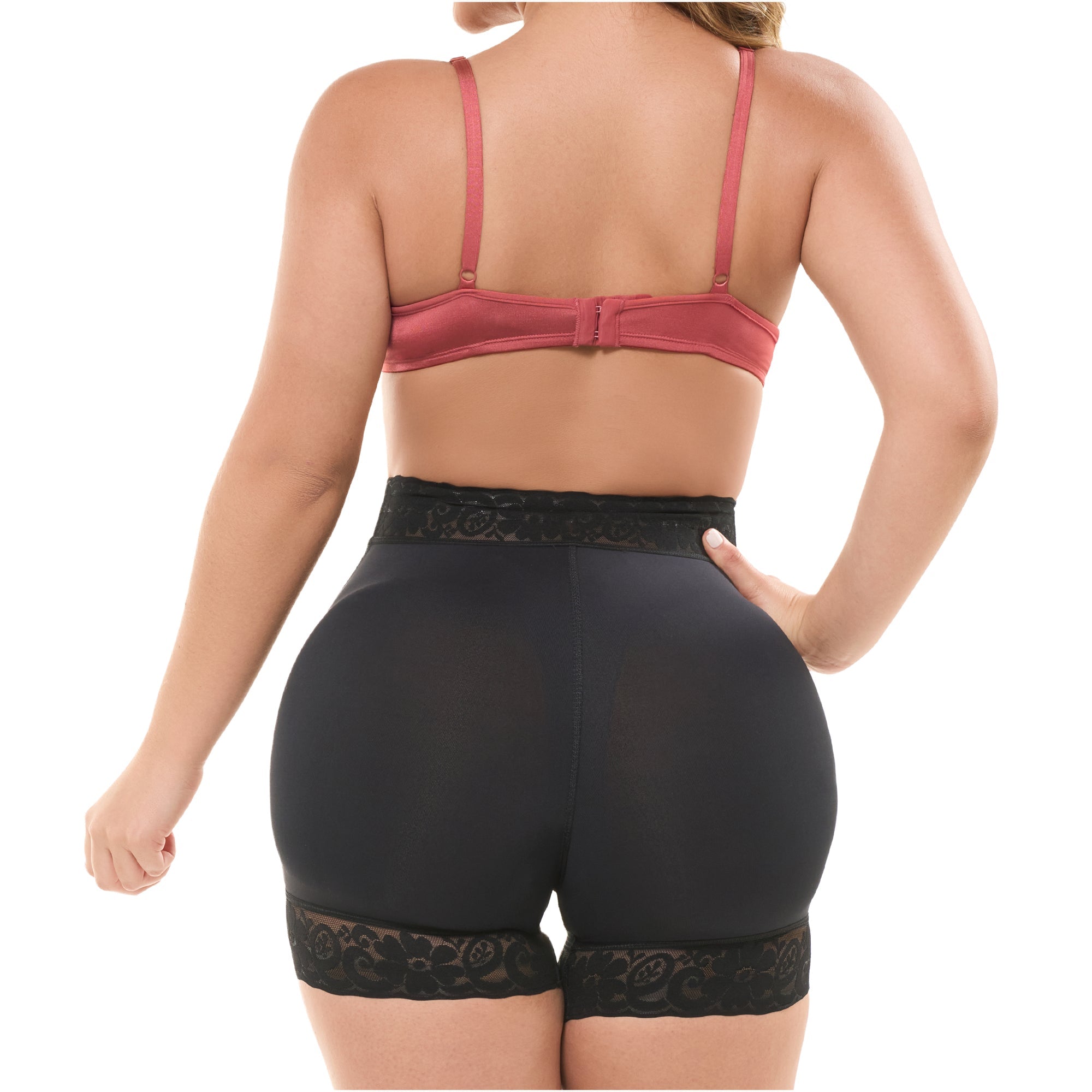 Fajas Salome Butt Lift Shorts Powernet Tummy & Thigh Shaper with Butt Lifting Design