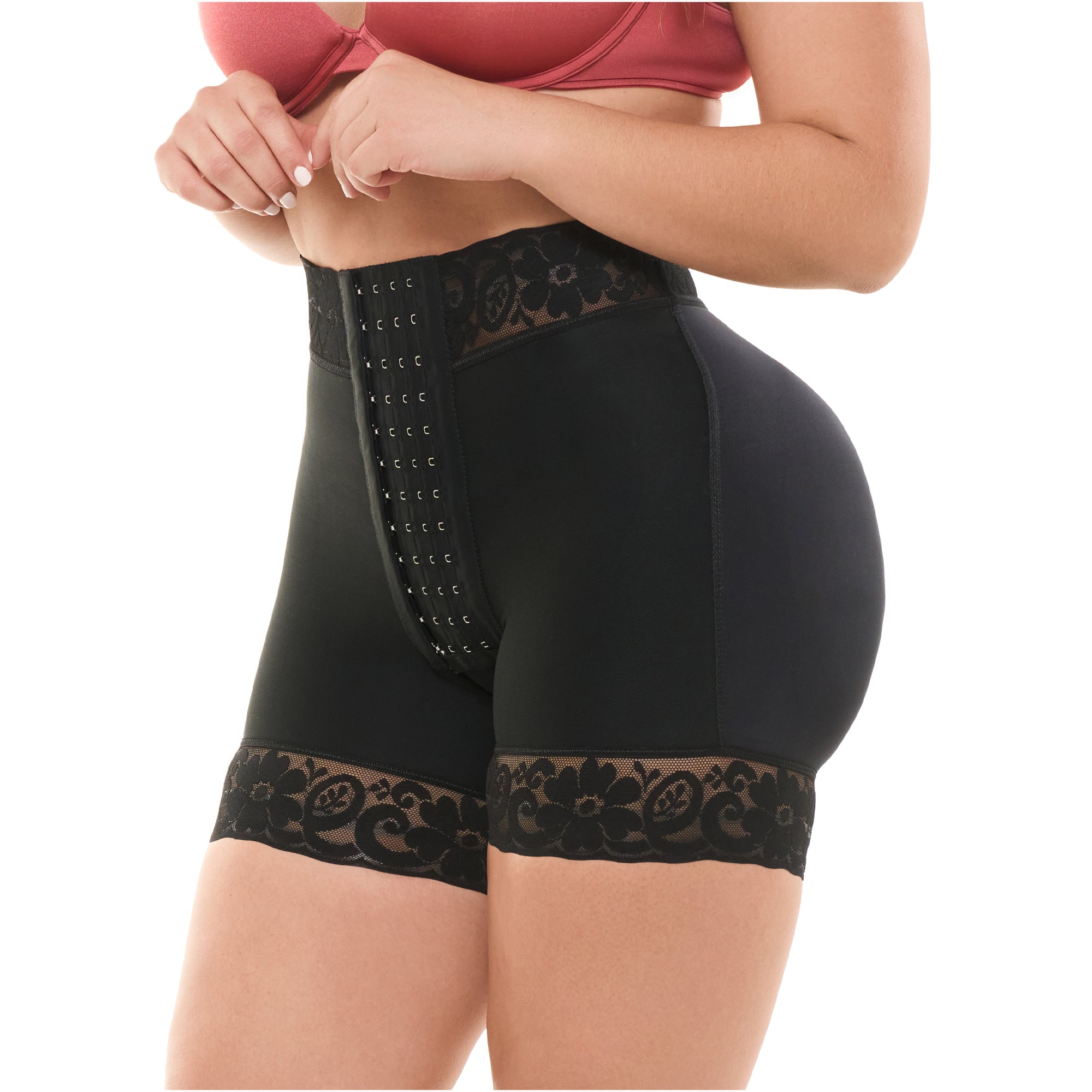 Fajas Salome Butt Lift Shorts Powernet Tummy & Thigh Shaper with Butt Lifting Design