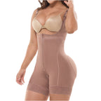 Fajas Salome Open Bust Tummy Control Butt Lifter Shapewear Daily Use & Postpartum Body Shaper for Women Powernet