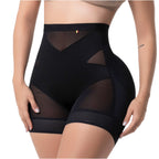 Fajas Salomé - Shorts moldeadores de cintura alta sin costuras y moldeados con realce de glúteos
