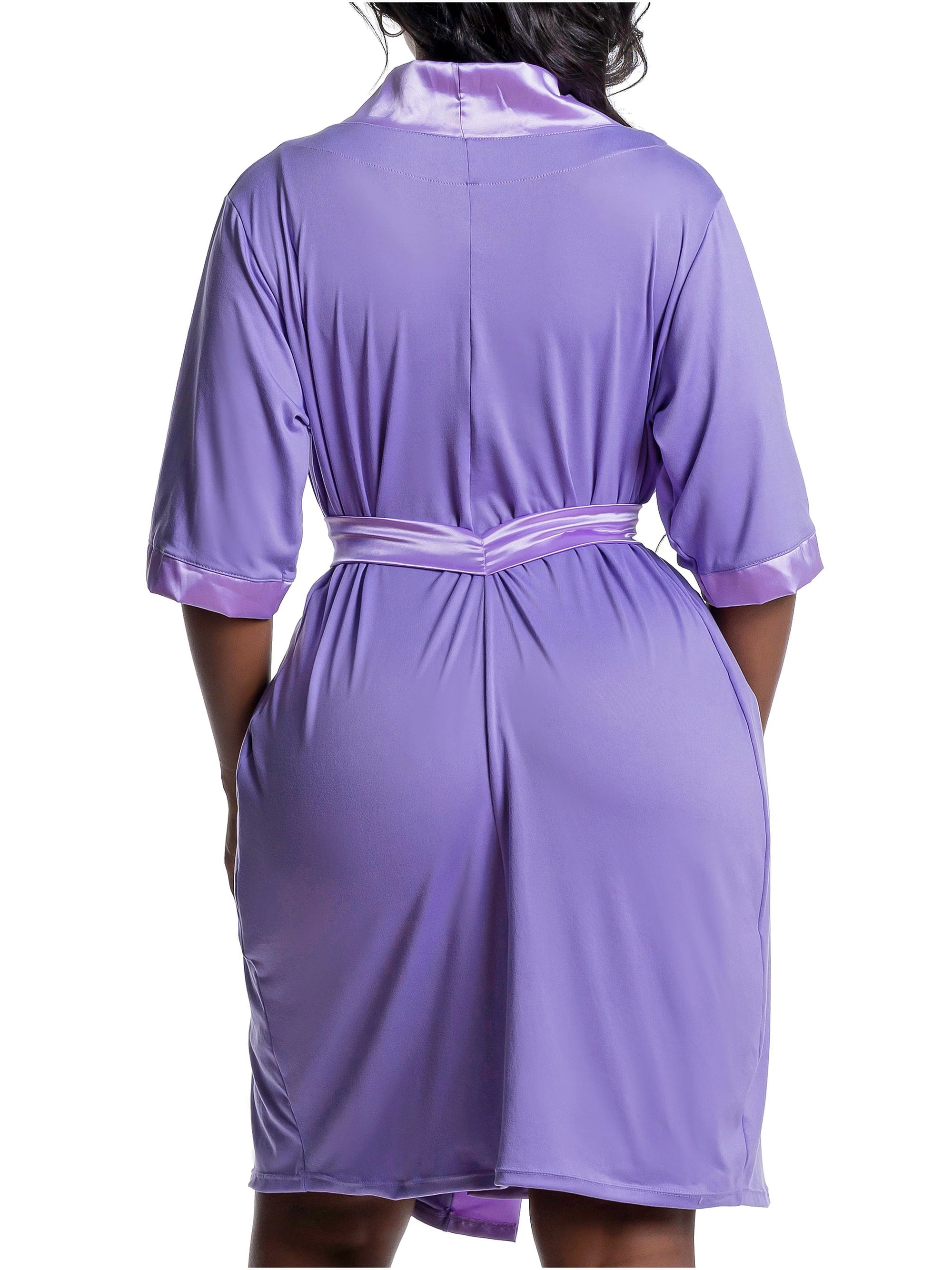 Snatched Body Accessories Post Surgery Recovery Night Gown Robe with Drain Pockets | ¾ Sleeves