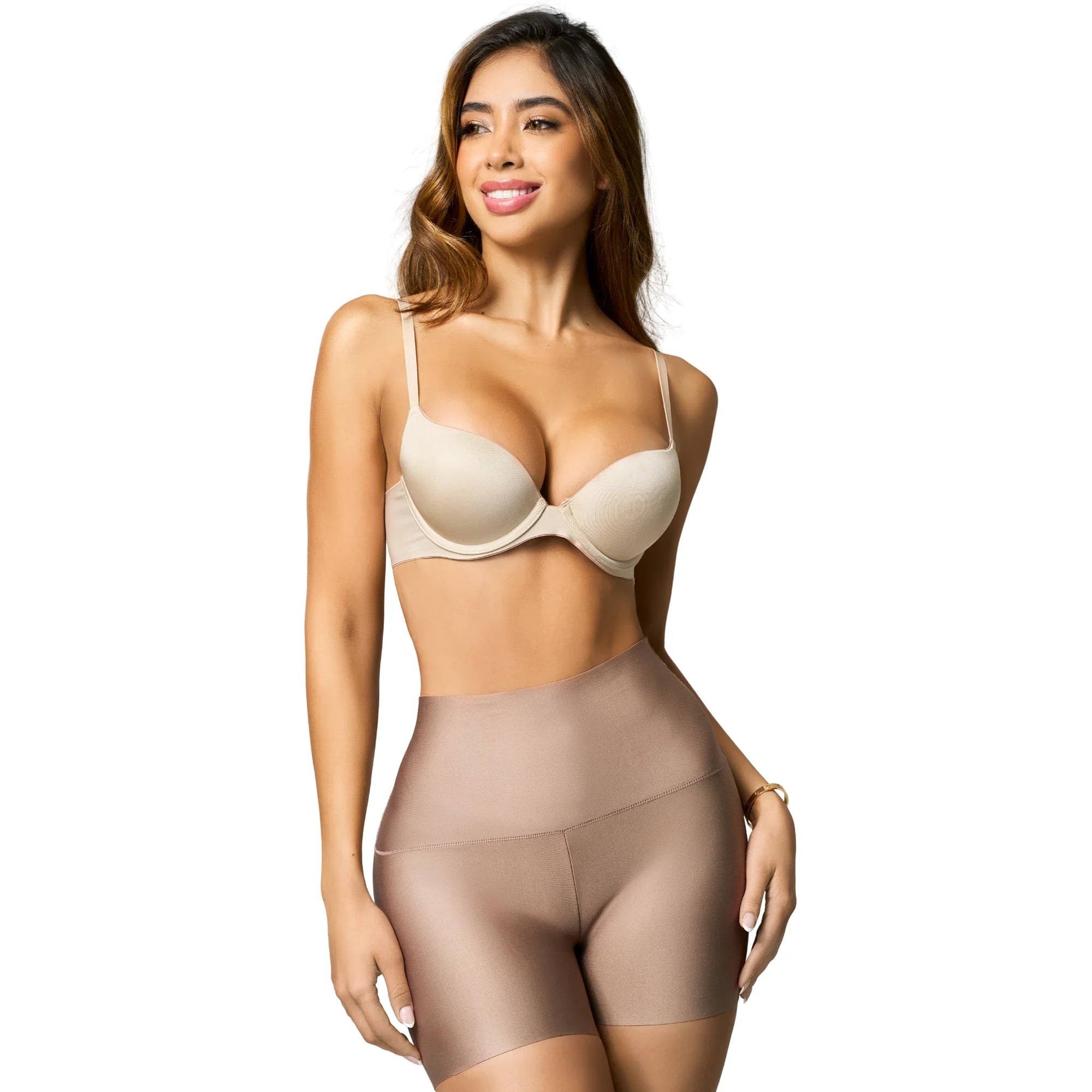 Fajas Salome Scrunch Butt Shorts No-Show Through & Anti-Chafing High Waist Shorts