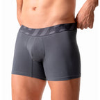 Diane & Geordi Mid-Cut Basic Boxer Briefs for Men 3-Pack Breathable, Supportive & Ultra-Comfortable Cotton Underwear for Men