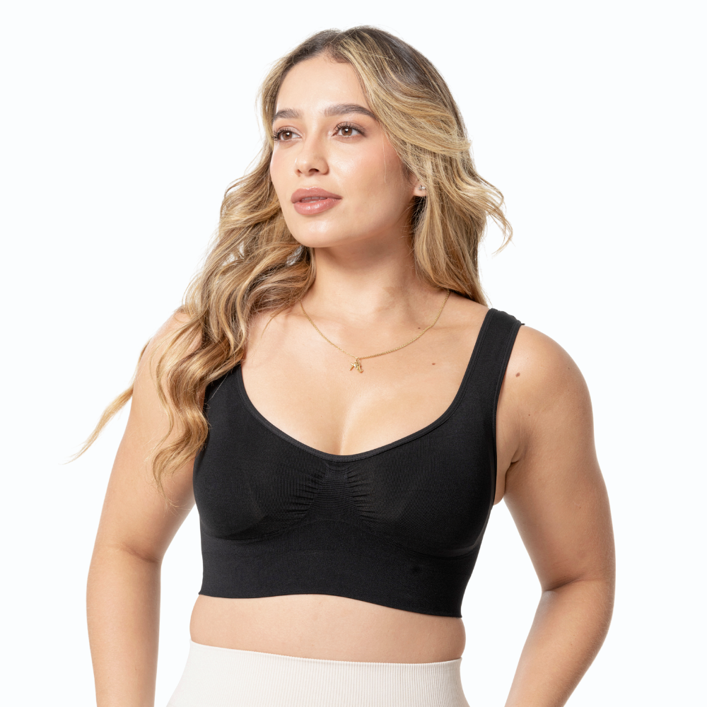 Fajas Sonryse Sujetador deportivo sin costuras de alta sujeción
