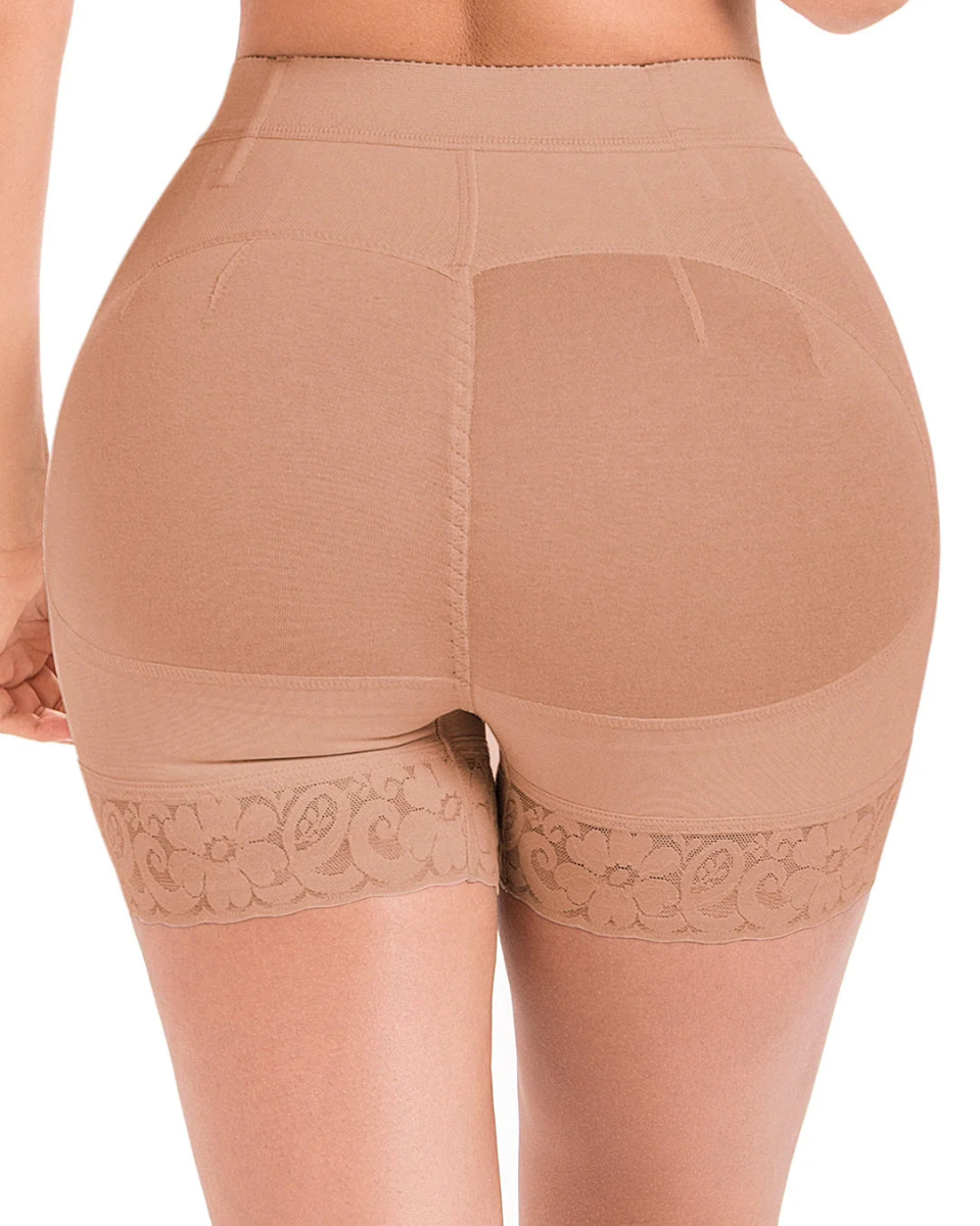 MariaE Fajas High-Waisted Tummy Control Shorts for Women