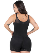MariaE Fajas Stage 2 Post Surgery High Compression Garment Mid Thigh & Open Bust