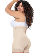 MariaE Fajas Butt-Lifter High Waisted Shapewear Shorts Medium Compression
