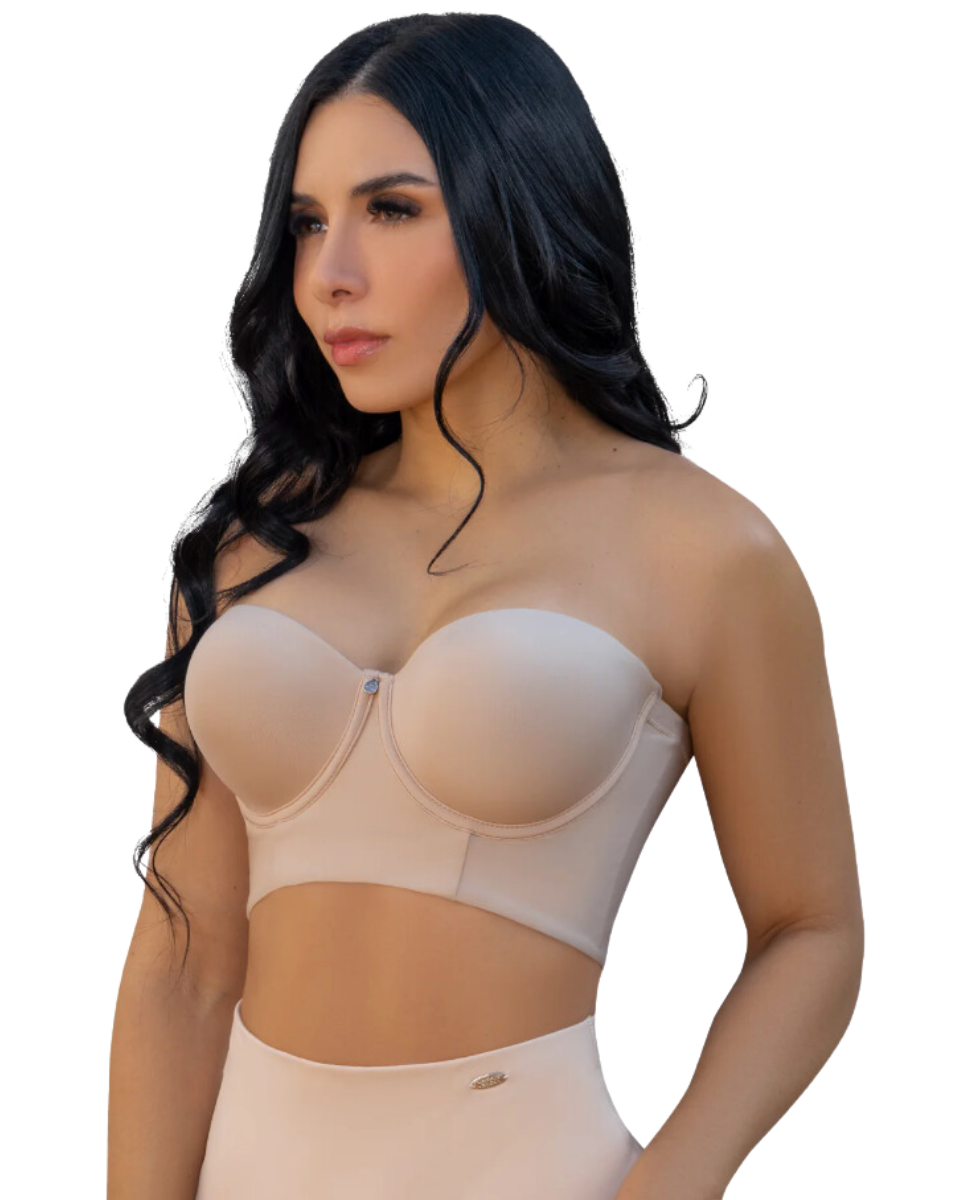 Jackie London Strapless Back Coverage Bra - 60300