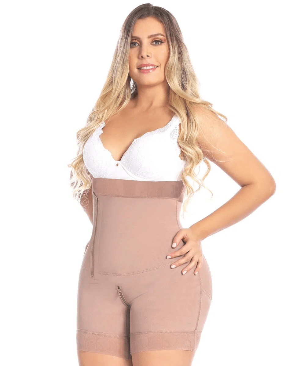 Delie Fajas Faja FIT 360 Cremallera invisible - Medio muslo