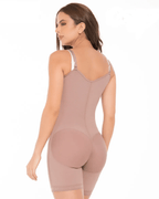 Faja moldeadora de muslo alto y medio muslo con tirantes Delie Fajas