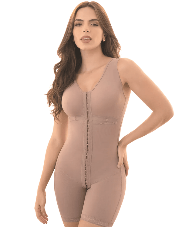 Delie High Compression Girdle: Mid-Thigh With Bra