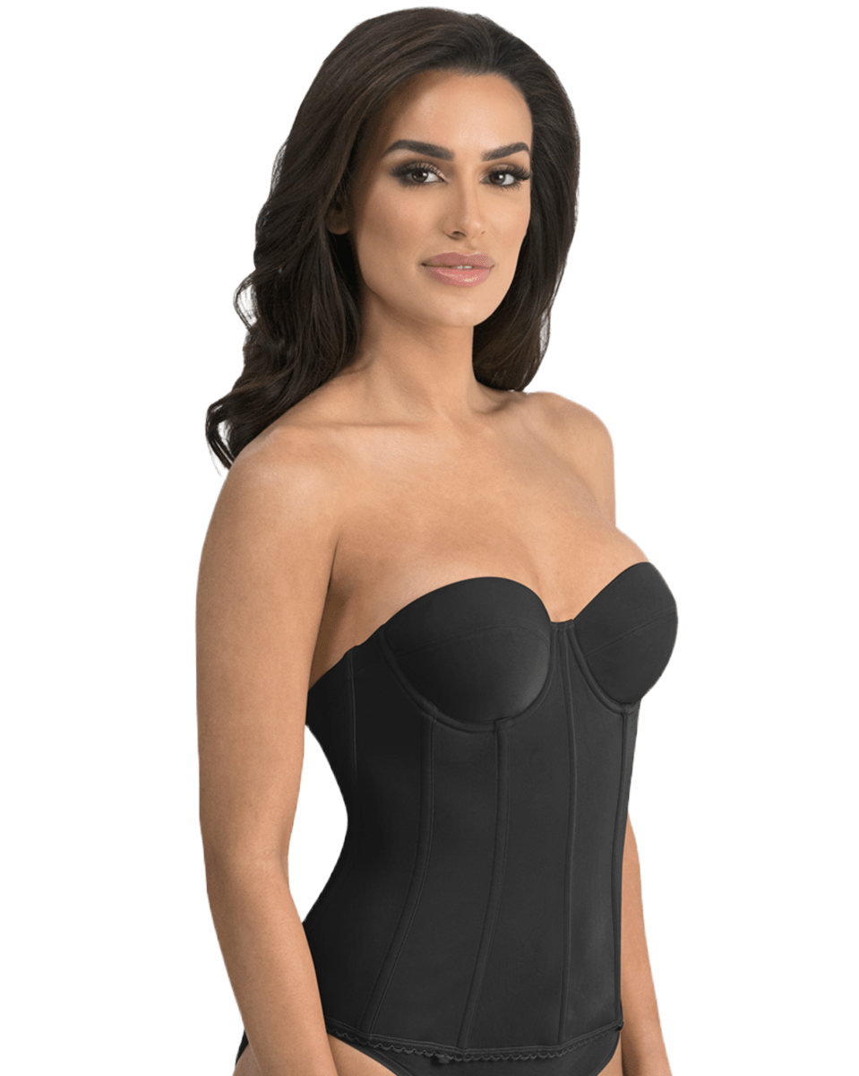 bra for low back strapless dress Dominique Brianna Low Back Strapless Longline Bra – ShapewearUSA.com