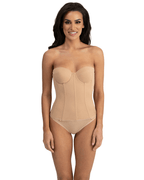 Sujetador largo sin tirantes con espalda baja Dominique Brianna