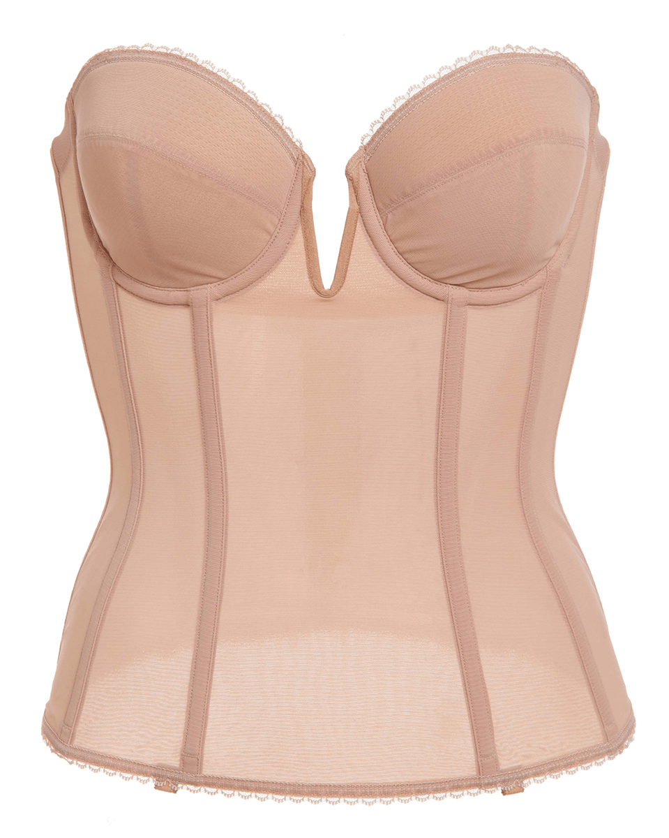 Buy Strapless Contouring Lace Longline Bra - Order Shapwear online  1121399600 - Victoria's Secret US