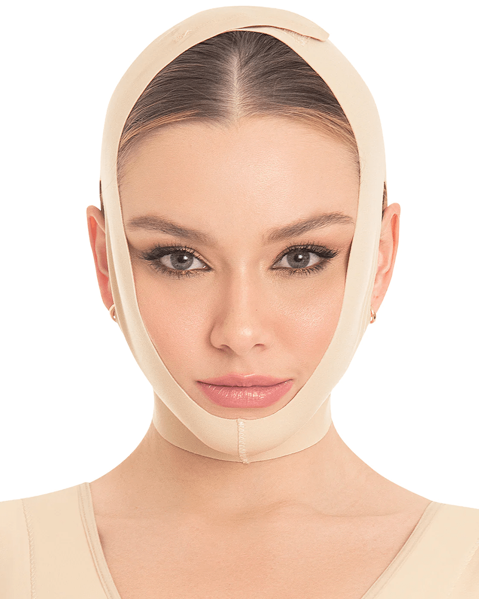 Fajas M & D Post Surgical Chin Compression Strap for Women –
