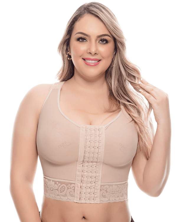 Fajas Uplady Post Op High Compression Waist Length Posture Corrector Bra