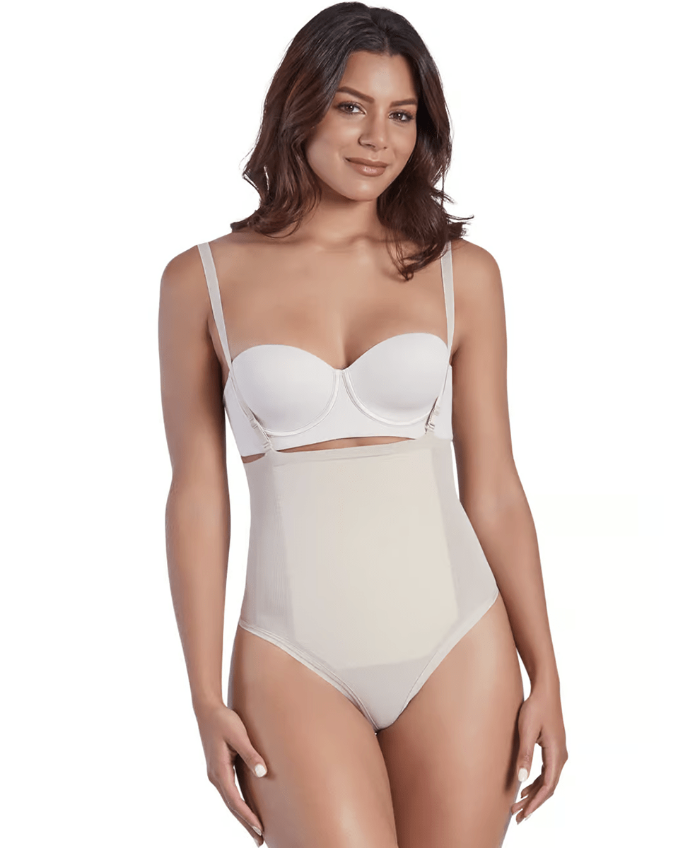 Final Sale Clearance Shaperlove Convertible Strap Thermal Thong Bodysuit
