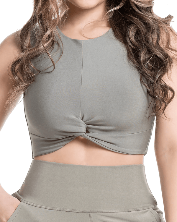 Flexmee Knotted Sportsbra Gym Activewear Bra Athleisure High Impact For Running Comfort Line