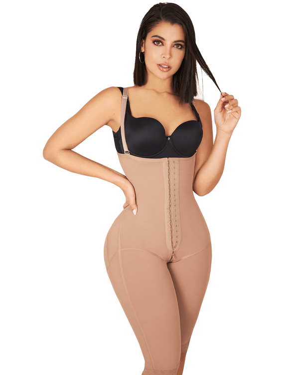 Jackie London Long Bodyshaper With Covered Back And Perineal Zipper