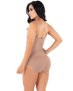 ShapewearUSA - Faja moldeadora de talla grande color moca de Jackie London 1