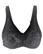 Rago Brand Printed Full Figure Support Underwire Bra