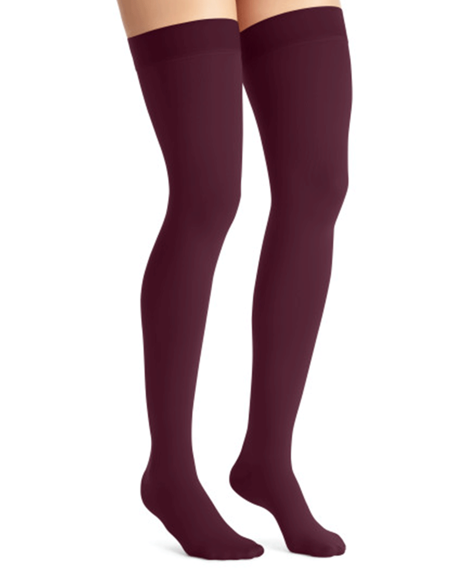 Jobst Opaque Women's 15-20 mmHg Thigh High w/ Silicone Dotted Top Band