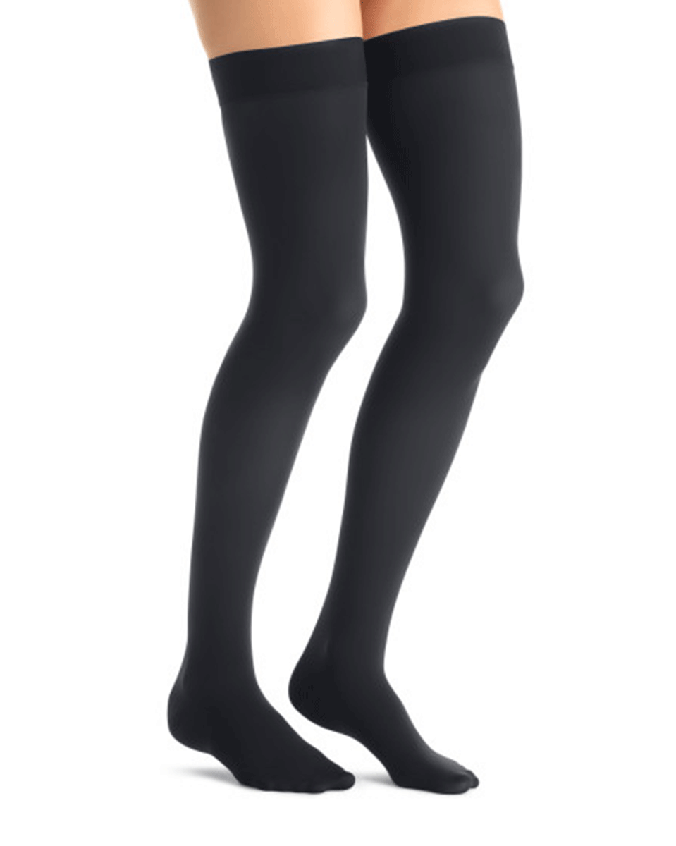 Jobst Opaque Women's 15-20 mmHg Thigh High w/ Silicone Dotted Top Band