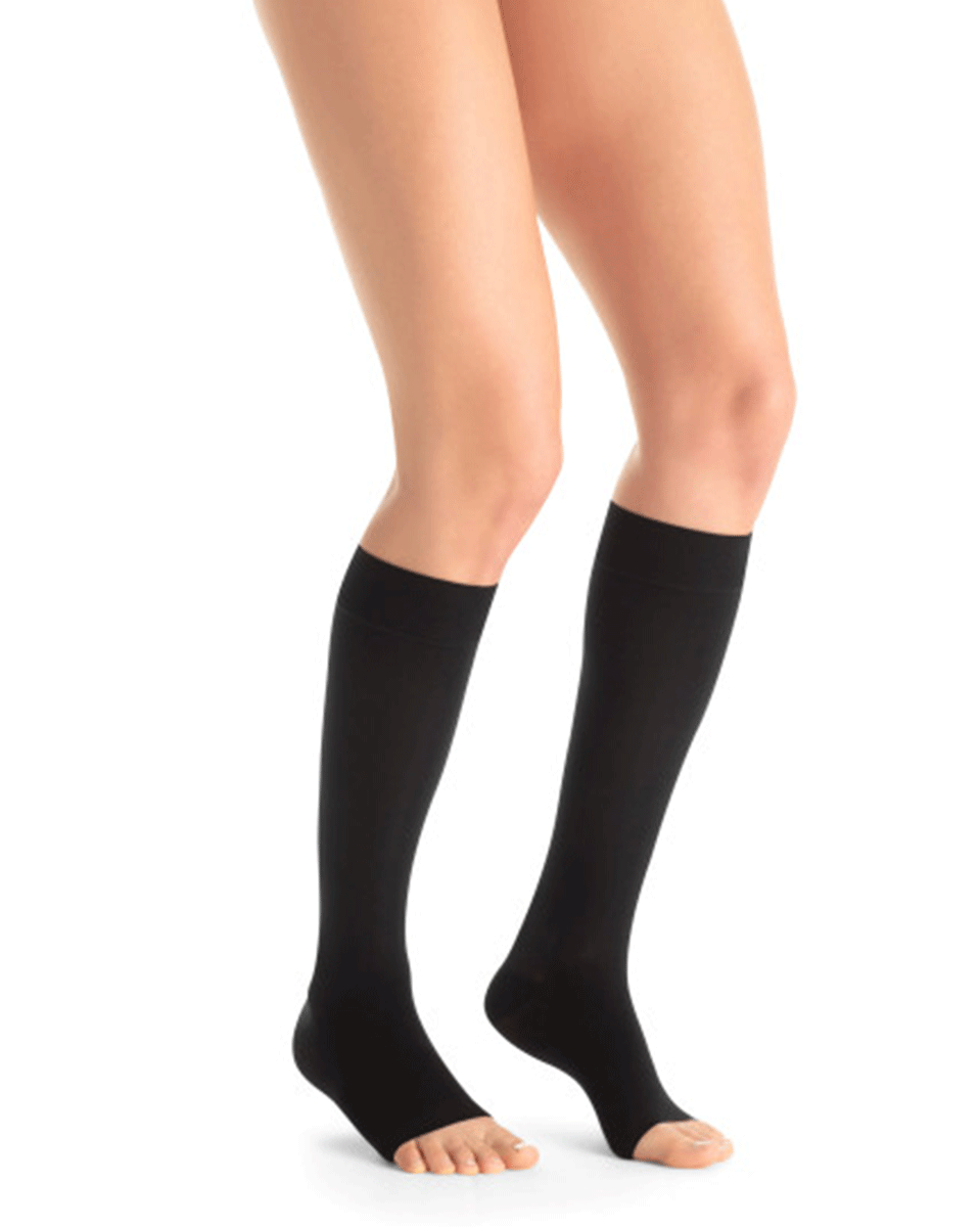Jobst UltraSheer Women's 20-30 mmHg OPEN TOE Knee High