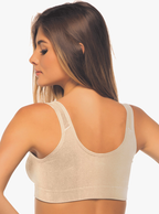 Final Sale Clearance Annette Seamless Post Surgery and Sleep Bra - Beige / Small