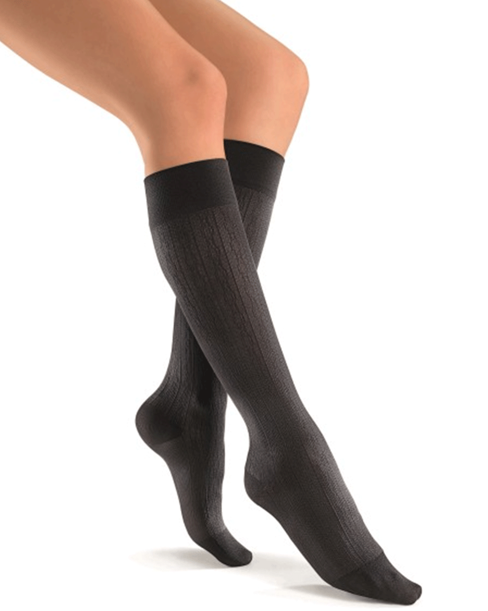 Jobst SoSoft Women's 8-15 mmHg Brocade Knee High