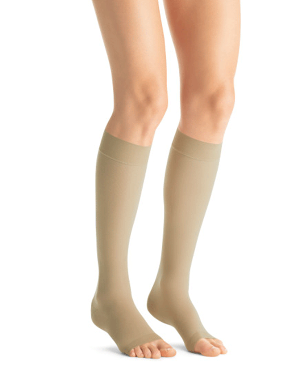 Jobst UltraSheer Women's 20-30 mmHg OPEN TOE Knee High