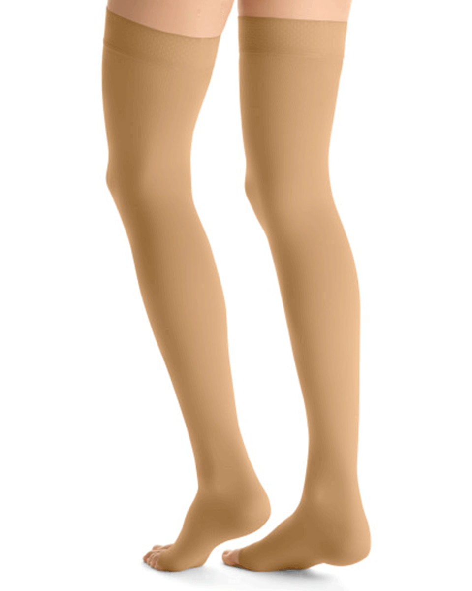 Jobst Opaque Women's 20-30 mmHg OPEN TOE Thigh High