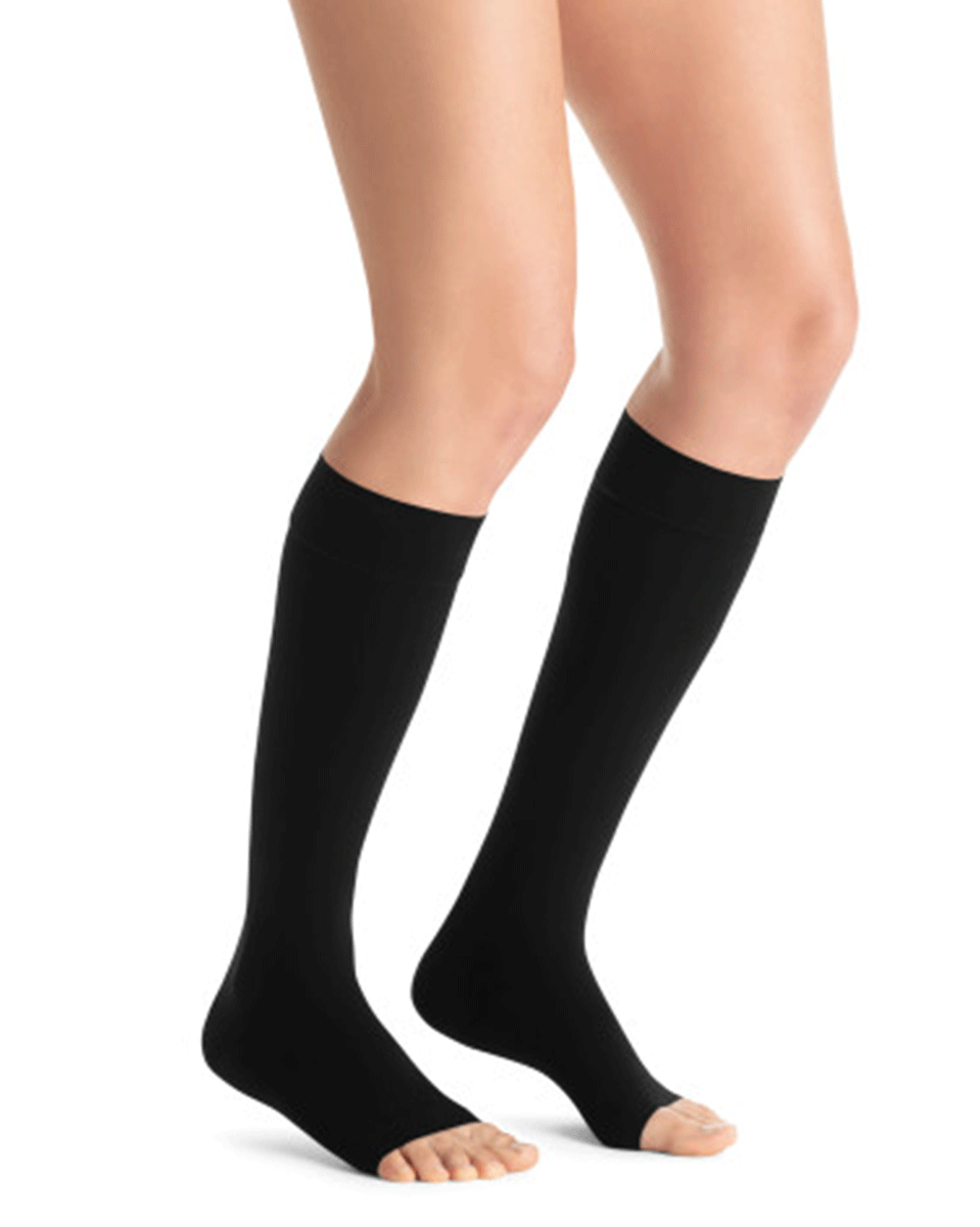 Jobst Opaque SoftFit Women's 15-20 mmHg OPEN TOE Knee High
