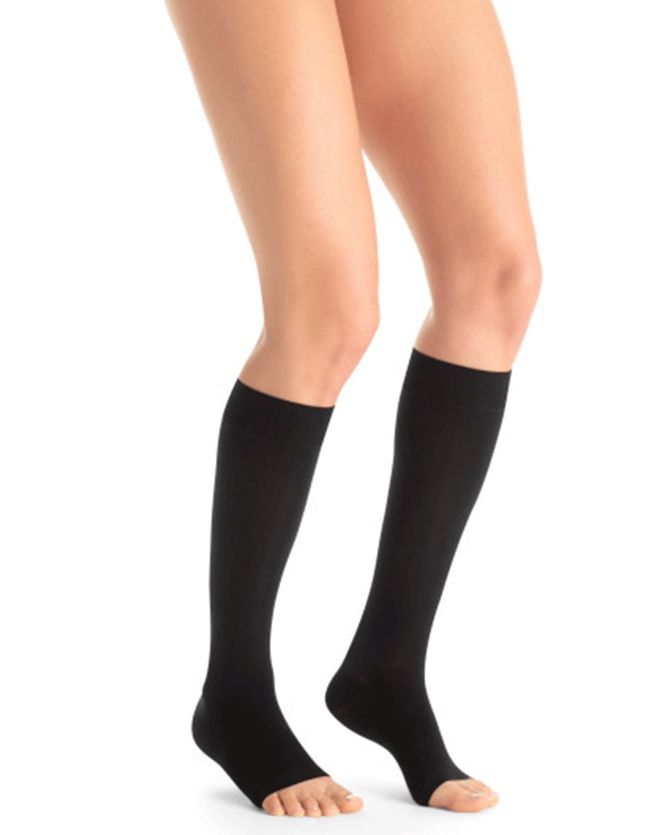 Jobst UltraSheer Women's 30-40 mmHg OPEN TOE Knee High