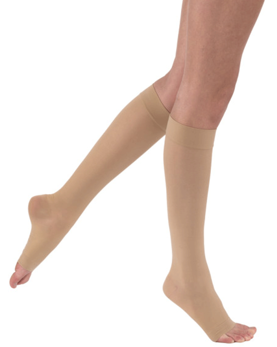 Jobst UltraSheer Women's 30-40 mmHg OPEN TOE Knee High